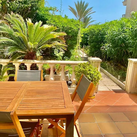 - Beachfront With Private Garden - Palm Croisette Lägenhet *